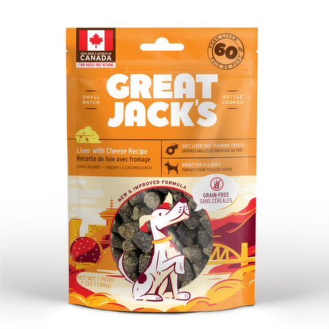Great Jacks Soft Liver Cheese Training Treats