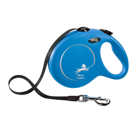 Flexi Classic Retractable Leash Blue