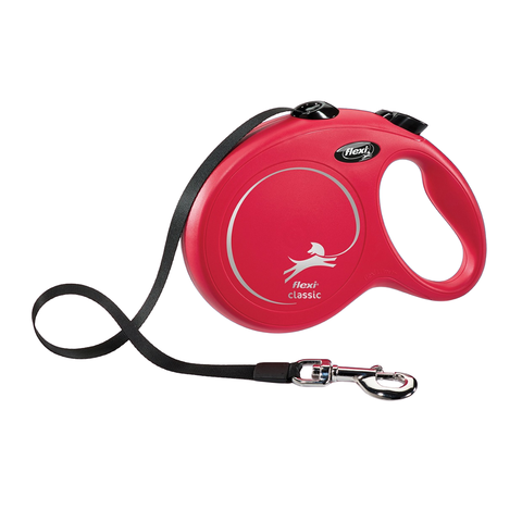 Flexi Classic Retractable Leash Red