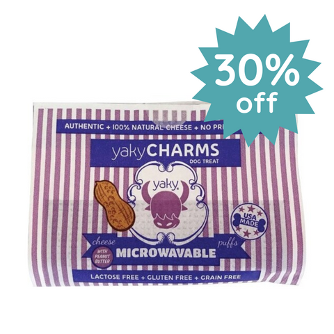 Yaky Charms Dog Popcorn Peanut Butter
