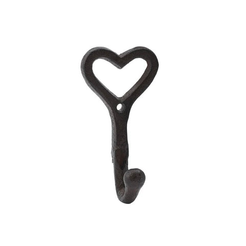 Cast Iron Heart Wall Hook