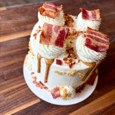The newest cake in our line up 🥓✨