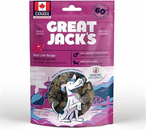 Great Jacks Soft Liver Original Training Treats