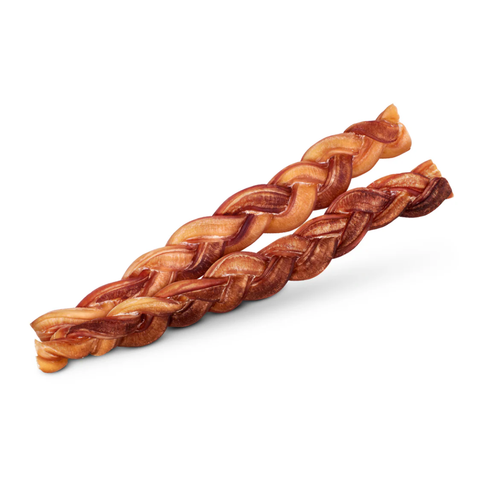 Natural Farm Braided Bully Stick