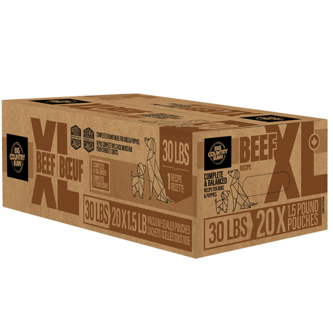 Big Country Raw XL Bulk Box Beef 30lb