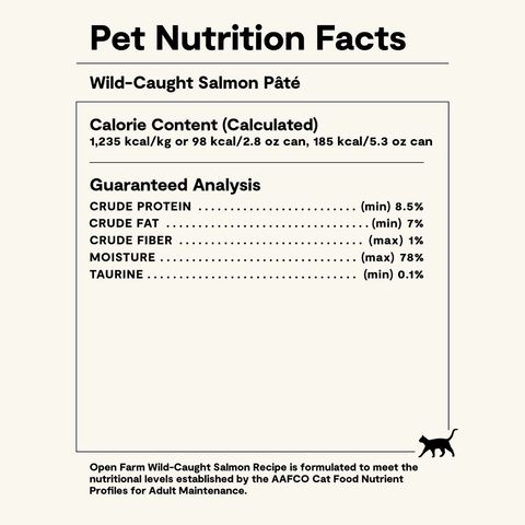 Open Farm Wild-Caught Salmon Pâté for Cats