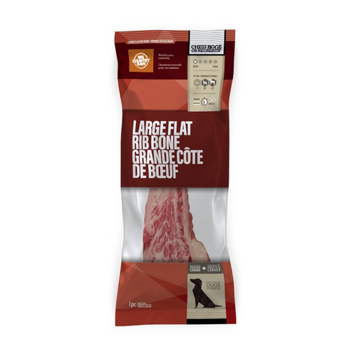 Big Country Raw Large Flat Rib Bone