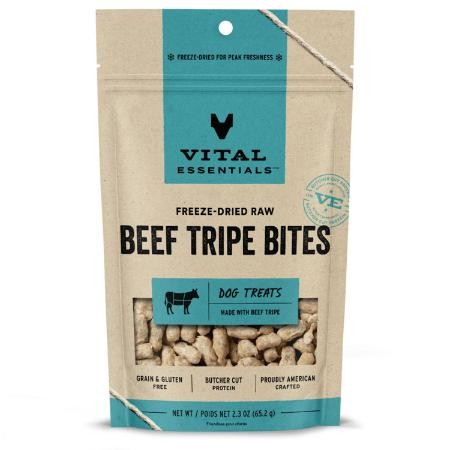Vital Essentials Freeze Dried Beef Tripe Bites