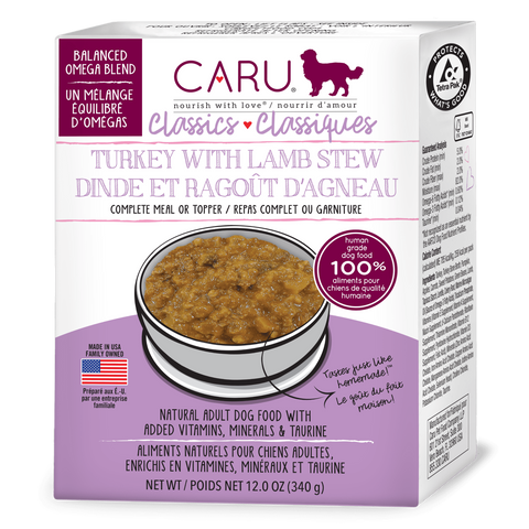 Caru Classics Turkey with Lamb Stew for Dogs