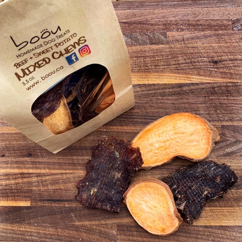 Beef & Sweet Potato Mixed Chews