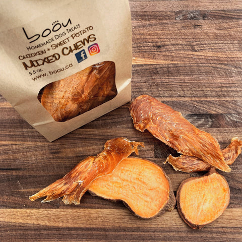 Chicken & Sweet Potato Mixed Chews