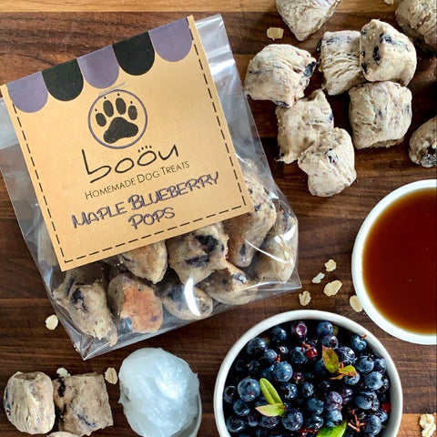 Maple Blueberry Pops