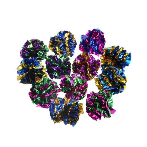 Wonpet Foil Crinkle Ball Cat Toy