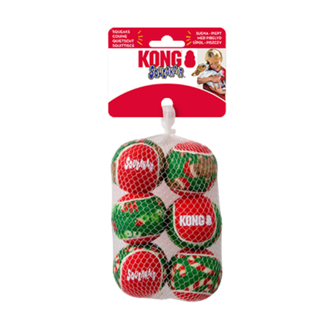 Kong Holiday Squeakair Balls (pack)