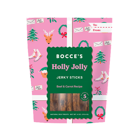 Bocce's Bakery Holly Jolly Jerky Snacks