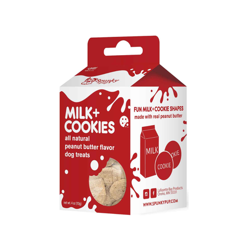 Spunky Pup Holiday Milk + Cookies Treats