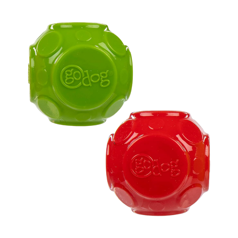 Godog Holiday Silent Squeaker Balls (pack)