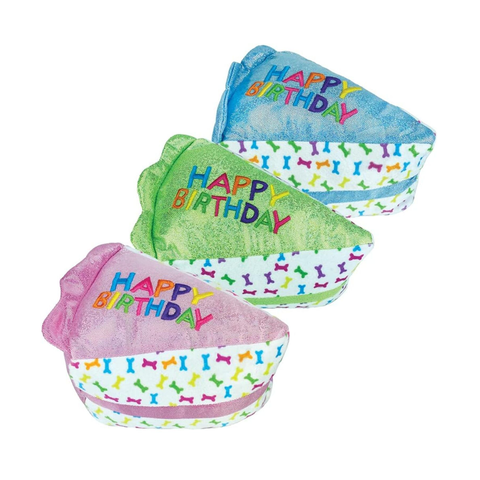 Multipet Plush Birthday Cake Slice