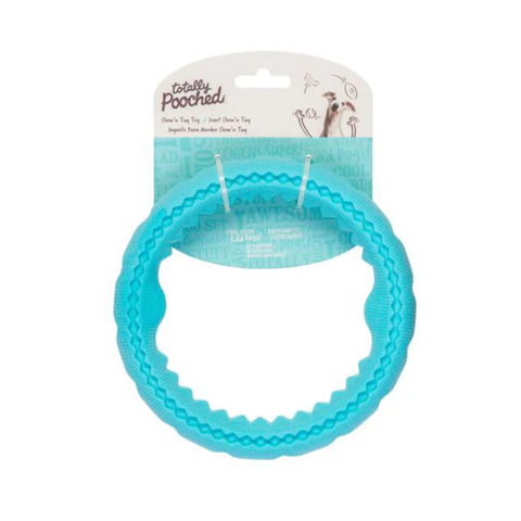 Totally Pooched Chew 'n Tug Rubber Ring