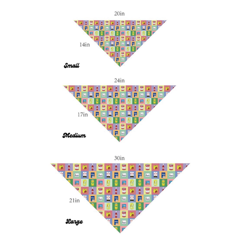 Kate Fudge NL Food Grid Bandana
