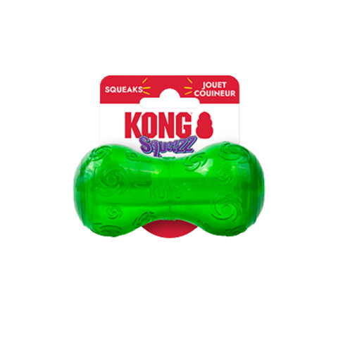 Kong Holiday Squeezz Dumbell