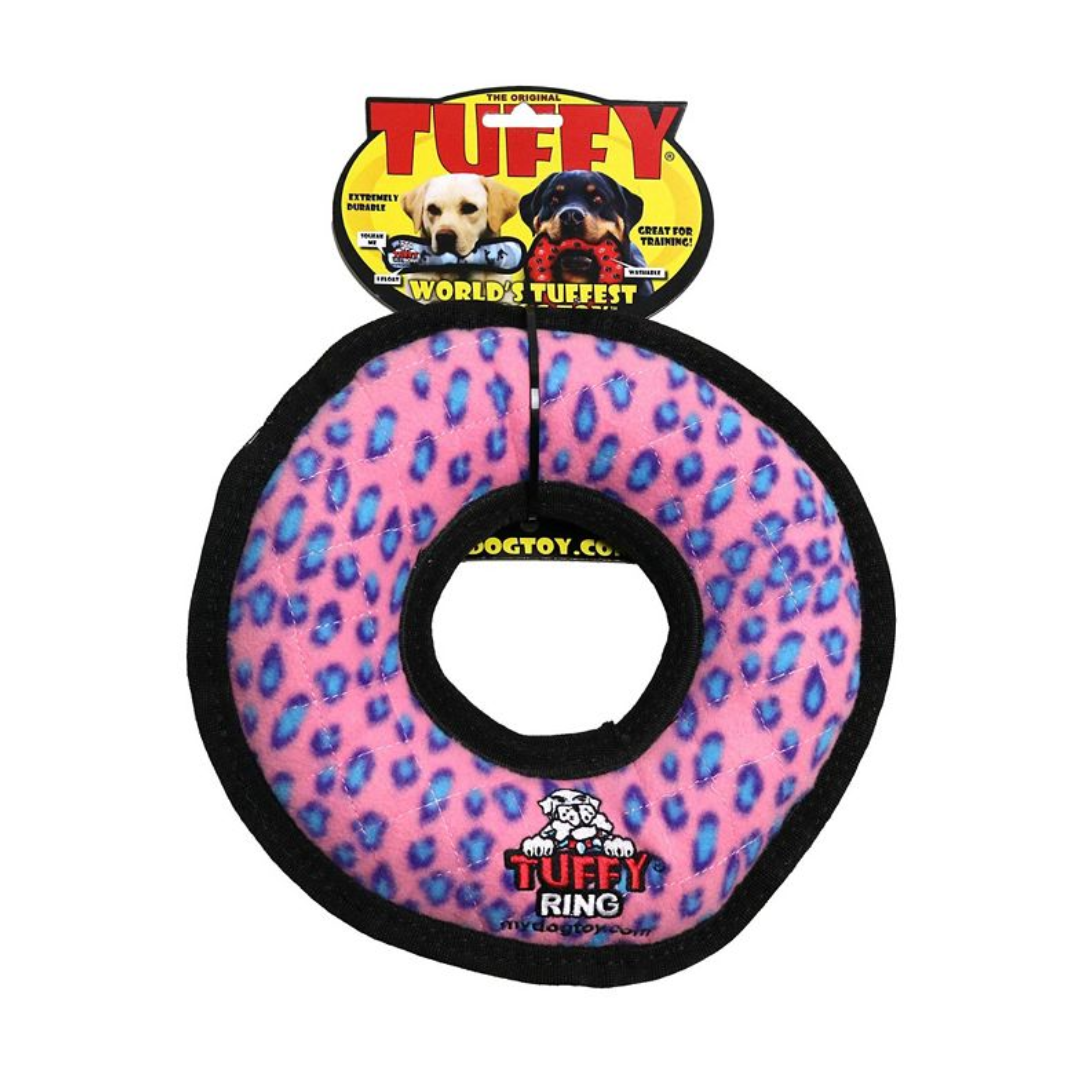 Tuffy Ultimate Ring Pink Leopard – Boou Bakery + Pet Shop