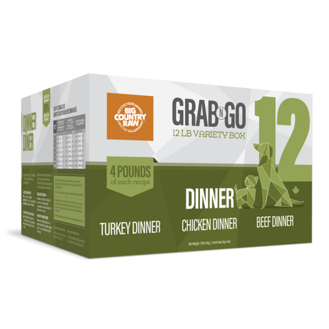 Big Country Raw Grab N Go Dinner 12lb