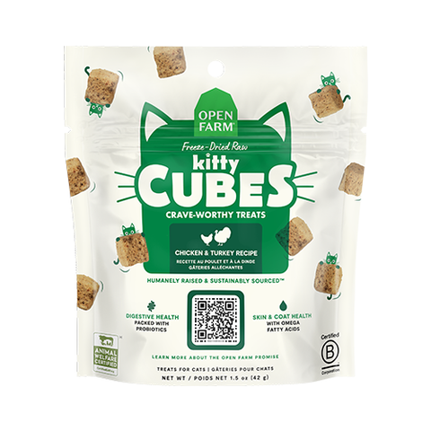 Open Farm Kitty Cubes Chicken & Turkey for Cats