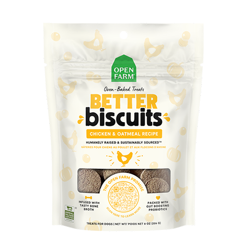 Open Farm Better Biscuits Chicken & Oatmeal