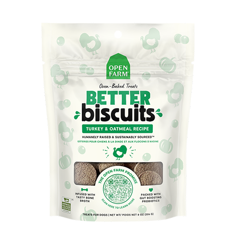Open Farm Better Biscuits Turkey & Oatmeal