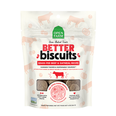 Open Farm Better Biscuits Beef & Oatmeal