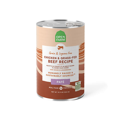 Open Farm Chicken & Grass-fed Beef Pâté for Dogs