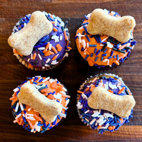 Halloween Funfetti Cupcakes