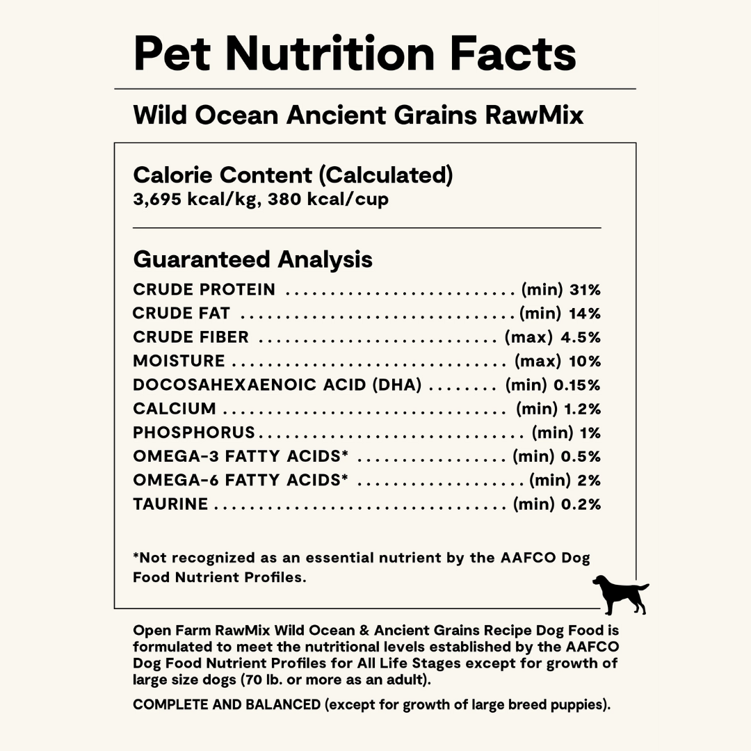 Open Farm RawMix Wild Ocean Ancient Grains