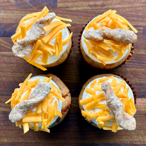 Chessy Parmesan Cupcakes