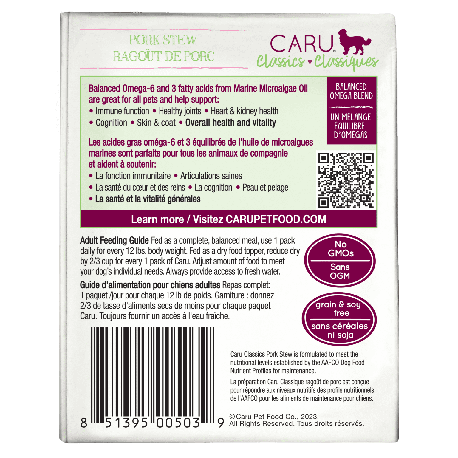 Caru Classics Pork Stew for Dogs