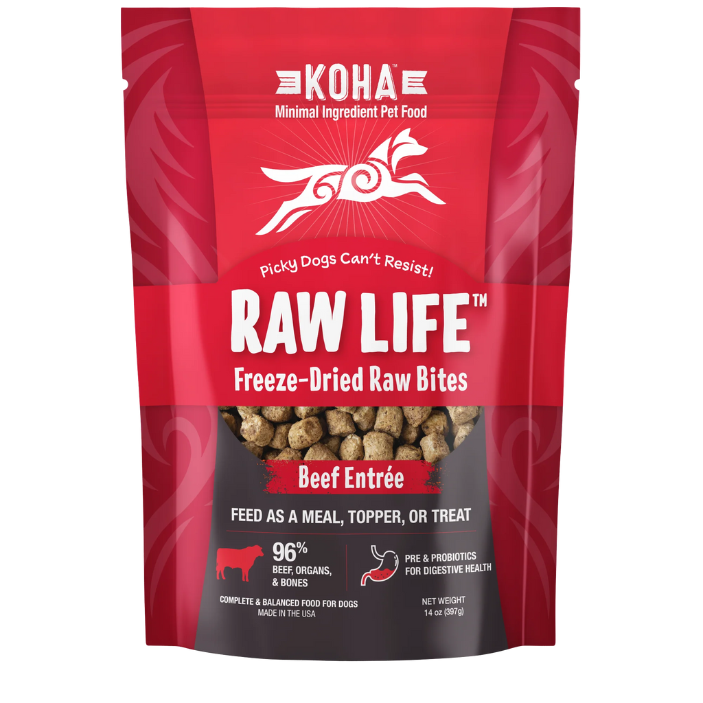 Koha Freeze-Dried Raw Bites Beef Entrée