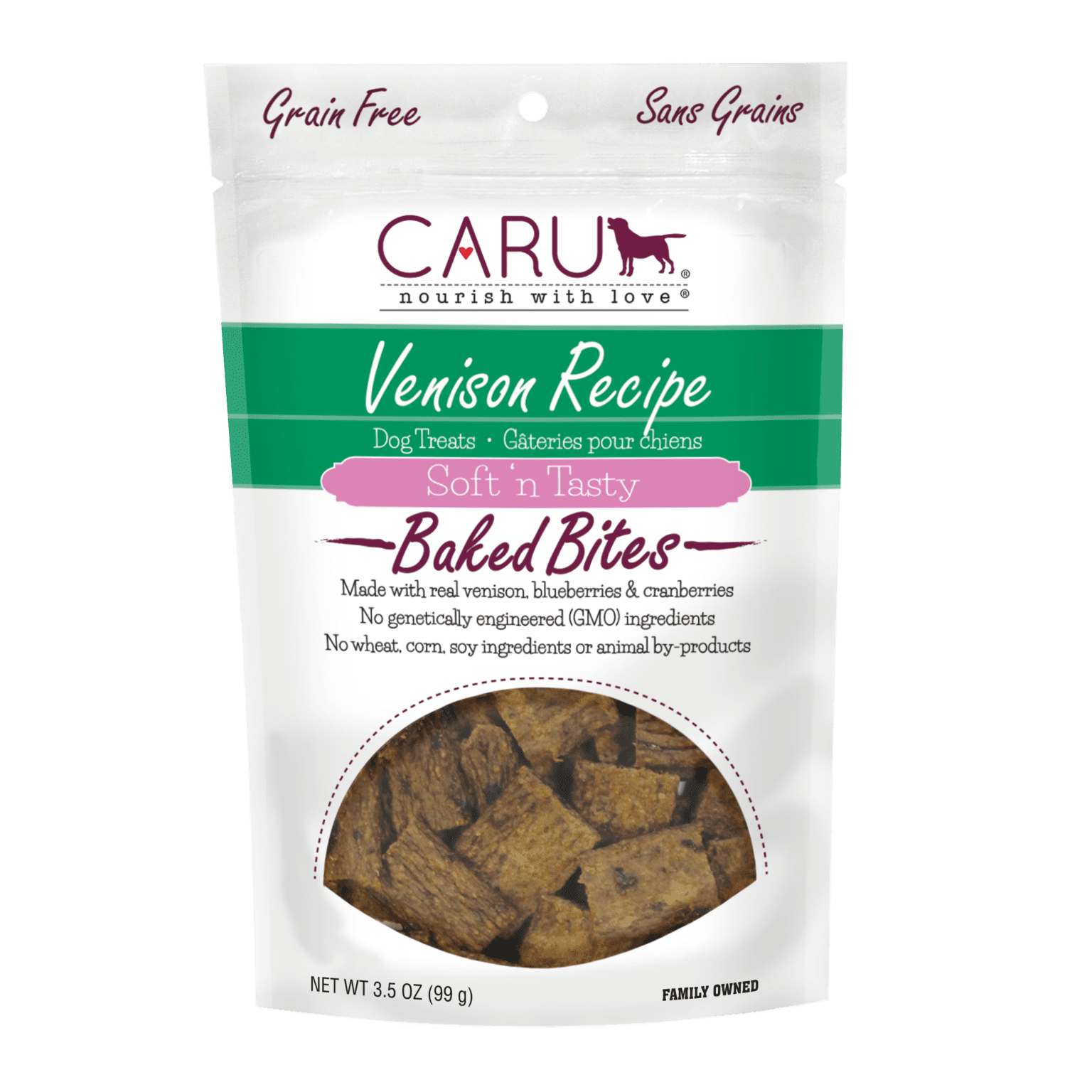 Caru Soft ‘n Tasty Baked Bites - Venison