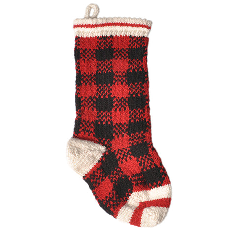 Chilly Dog Buffalo Plaid Christmas Stocking
