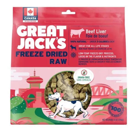 Great Jacks Freeze-Dried Beef Treat & Topper