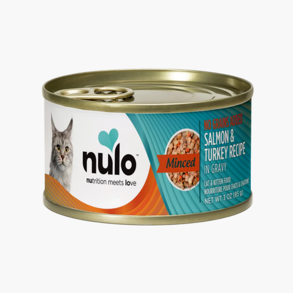 Nulo Minced Salmon & Turkey Recipe In Gravy for Cats