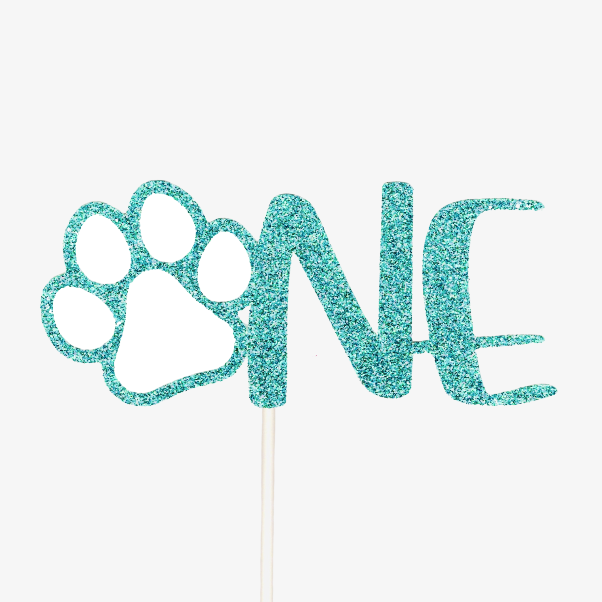 Paw Print Number Topper