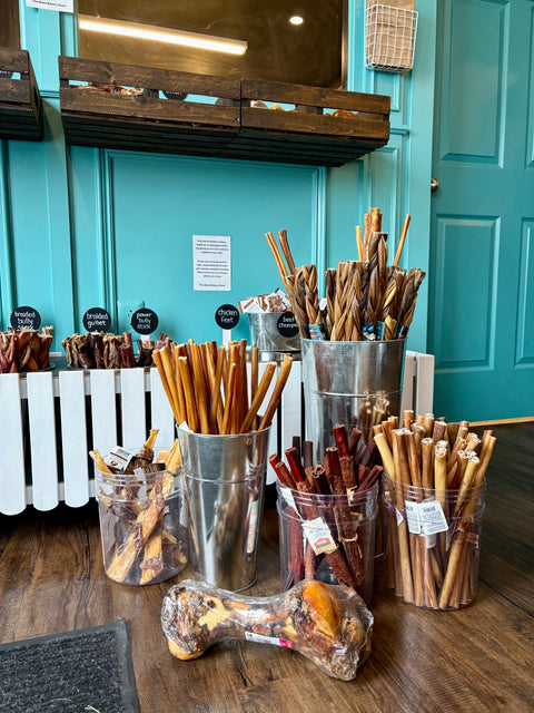 Unique chews, sticks and bones to keep them busy