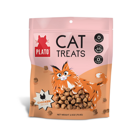 Plato Air-Dried Cat Treats Chicken