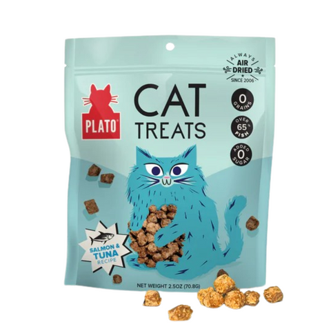 Plato Air-Dried Cat Treats Salmon & Tuna