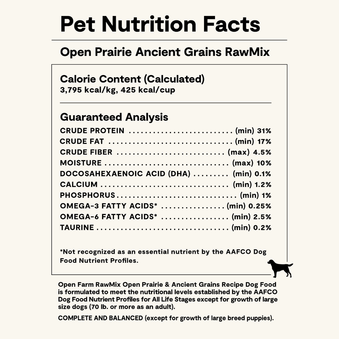 Open Farm RawMix Open Prarie Ancient Grains