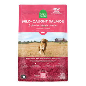 Open Farm Wild Caught Salmon Ancient Grains Dog Kibble