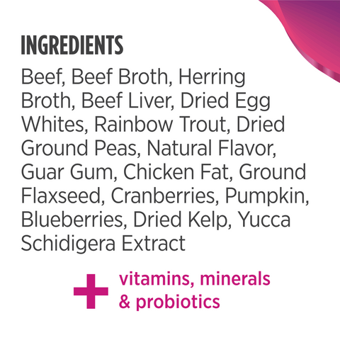 Nulo Shredded Beef & Rainbow Trout Recipe In Gravy for Cats