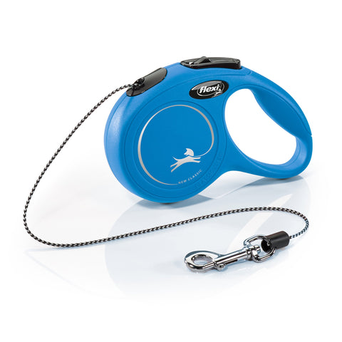 Flexi Classic Retractable Leash Blue (Cord)