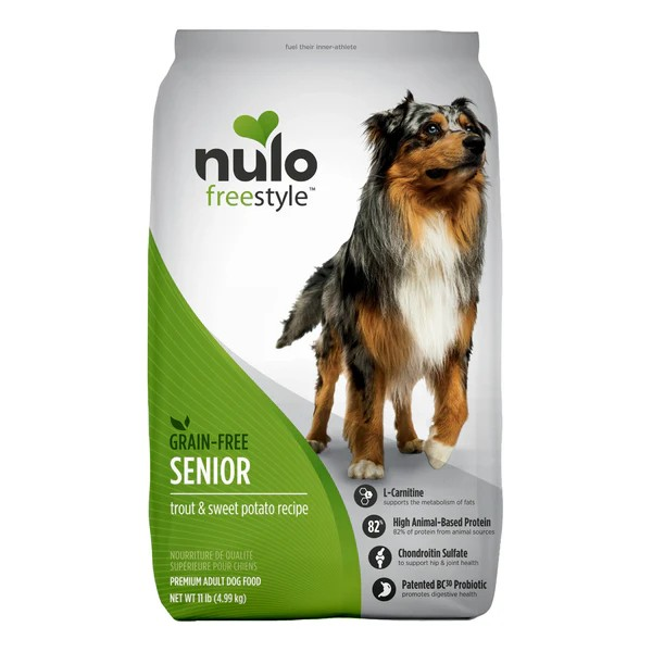 Nulo FreeStyle Kibble For Seniors Trout & Sweet Potato Recipe